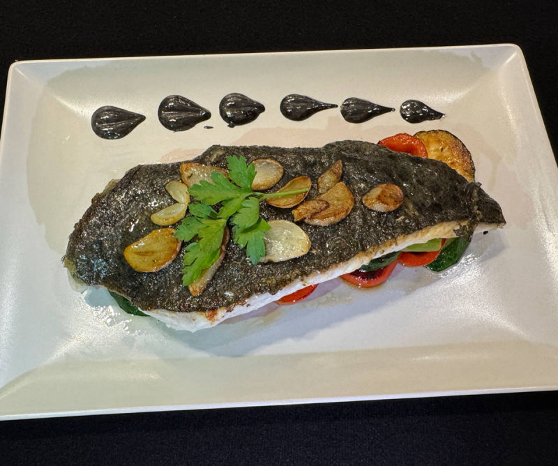 pescados al horno en Il Fornetto La Pineda