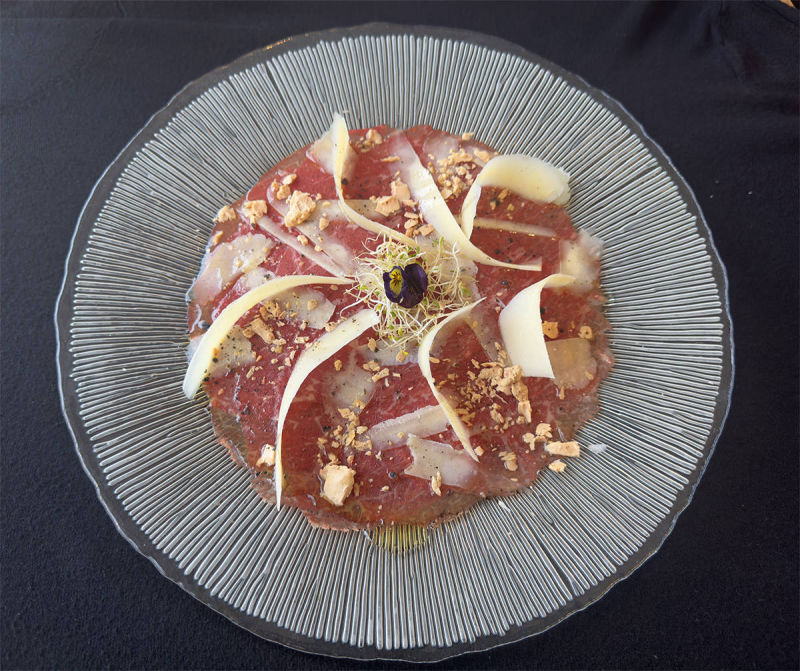 Carpaccio Black Angus en Il Fornetto La Pineda