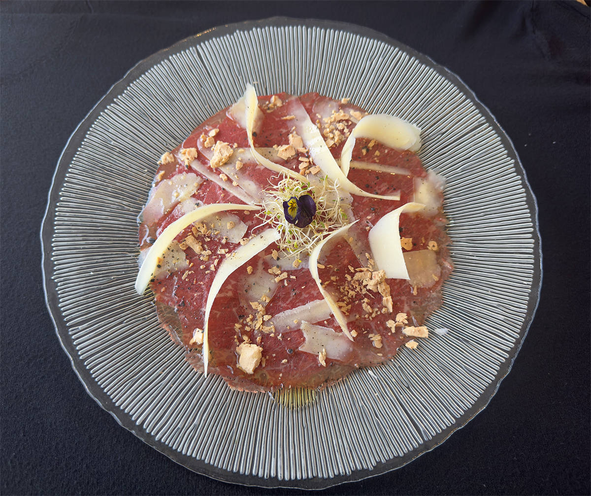 Carpaccio Black Angus en Il Fornetto La Pineda