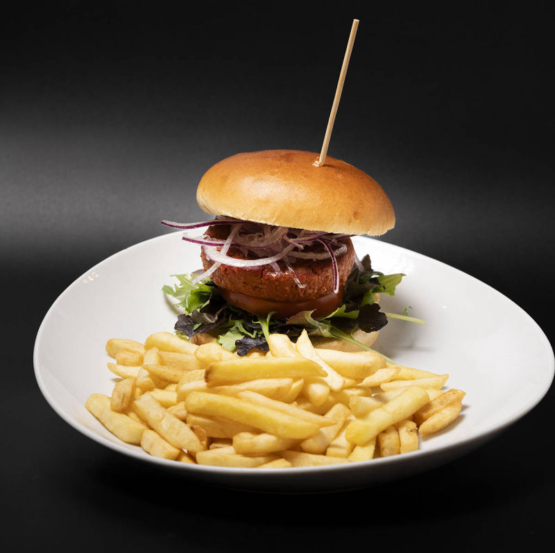 hamburguesa HEURA en Il Fornetto La Pineda